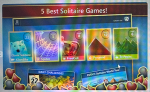 MS솔리테어 다운받으면 5개 게임이!